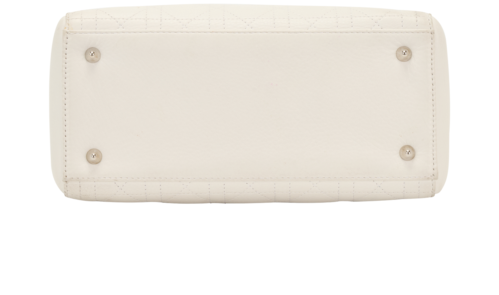 Lady Dior, &pound;1,100, Handbags, White, Leather, Top view